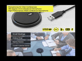USB Omni-Directional Condenser Microphone Mic for Meeting Business Conference Computer Laptop PC V1192-AZ-W-18637