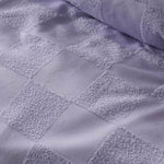 Accessorize Tipo Lilac Chenille Quilt Cover Set Single V442-HIN-QUILTCS-TIPO-LILAC-SB