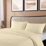 Royal Comfort Blended Bamboo Quilt Cover Sets -Dark Ivory-Double ABM-204821