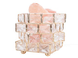 Rosy Salt Lamp 3 Colors 10 Brightnesses USB Night Light for Bedroom Nightstand Gift USB 5V V1294-YM0901-3119240149611