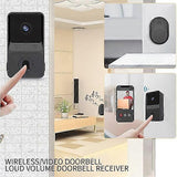 Wireless Smart Video Doorbell, Night Vision Security Camera V1263-JX-5029