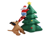 Inflatable Christmas Tree 1.8M Lighting High Speed Low Noise Fans Blow Up Christmas Tree Decoration V1294-YM0901-3115230076411