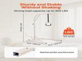 Trapeze Bar for Bed Mobility, Height-Adjustable Free Standing Trapeze Bar with 2 Wheels, 300LBS V952-CSDJLDXDJZGZ2TMM8V0