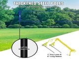 Outdoor Portable Volleyball Net System, Adjustable Height Steel Poles, Professional Volleyball Set V952-PQWTZ323YCGGF6Y0EV0