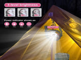 PINK 2-in-1 Portable Fan & Light, Quiet & Cool for Outdoor Use V1232-BXSFS002