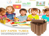 12Pcs DIY Brown Cardboard Tubes Paper Rolls for Craft Making and Creative Projects V1366-AZ2-W-20308