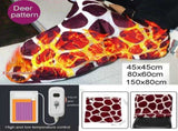 Weighted Blankets,Cozy Soft Flannel Electric Heated Winter Blanket Blanket Electric Heated Soft V1369-AZ3-W-20403