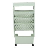 Removable Book Storage Rack 5 Tier Large Capacity Multifunctional Movable Storage Organizer Shelf V1294-YM0901-3116230010112