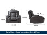 Levede Electric Massage Chairs Reclining OF1034-BK