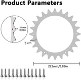 Worx Landroid L Lawn Mower Stainless Steel Spikes 225 mm Wheel Compatible with 12 Screws V1188-TAL-01138