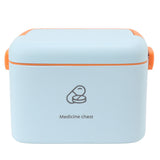 Large Medicine Storage Box Organizer Container Family Emergency Medicine Case with Removable Tray V1294-YM0703-3117230036611