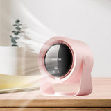 Digital Display Desk Fan Air Circulator Quiet Fan 100 Speeds Adjustable Table Fan for Camping Office V1263-JX-7211-1