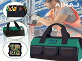 Tool Storage Bag Oxford Cloth Tool Bag Multifunctional Tool Organizer Durable - black - green - Size V1106-148-243192-BLA-REGULAR