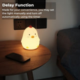 Muid Wake Up Chicken Night Lamp Alarm Clock White HM--104-MUID V227-6259101002000