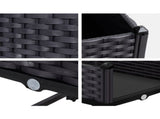 Raised Garden Bed Planter Box 40 x 40 x 23 cm, PP Growing Container for Herbs and Vegetables V1188-MS-617-041