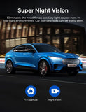 3.19" Black IPS Dual Dash Cam with 4K1080P, 5G WiFi, GPS, Night Vision & Free 64GB Card V178-59105