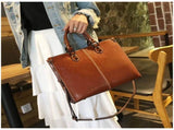 Black Elegant Leather Handbag - StylishTote with Adjustable Strap, Spacious and Durable V888-ELOSUNG16693