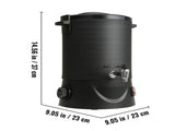 Wax Melter for Candle Making 6.5Liter Electric Pot Commercial or Home Use V952-RLTYT65L1200WNUZ7V3