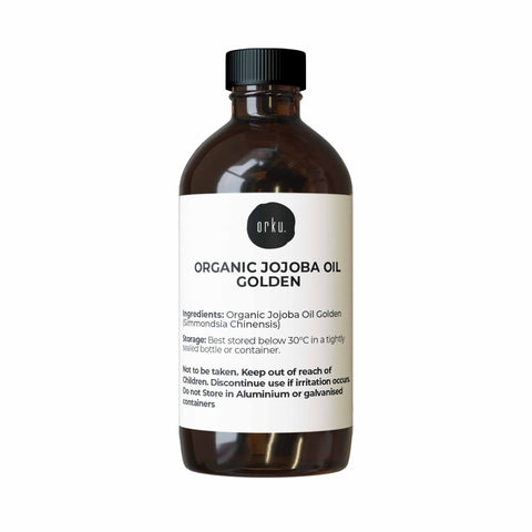 250ml Organic Jojoba Oil - Golden Pure Cold Pressed Seed For Hair Skin Nails V238-SUPDZ-40232642969680