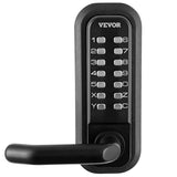 Mechanical Keyless Entry Door Lock, 14 Digit Keypad, Water-proof Zinc Alloy, Double-sided Embedded V952-JXMMSQRSSZMMUEQJ6V0