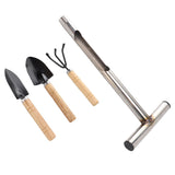 Soil Sample Probe Stainless Steel T Handle Soil Test Kits with 4 Reusable Sample Bags 3 Garden Tools V1294-YM0901-3111240068911