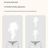 White 650ML USB Mini Humidifier with Aromatherapy Function, Cool Mist Air Humidifier for Bedroom, V888-ELOSUNG53434