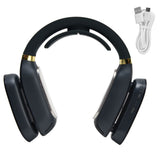 LED Neck Fan Hands Free Bladeless Fan with Heating and Cooling Function Low Noise Dual 3 Speeds for V1294-YM0710-3113210191111
