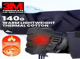 OutdoorMaster Ski Snow Gloves for Women & Men - 3M Thinsulate Waterproof Snowboard Winter Warm V1168-LA-PPDS-EB4J