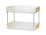 Desktop Organizer 2 Tier Ample Space Modern Storage Rack Shelves for Office Bedroom Home Decoration V1294-YM0706-3117230152711