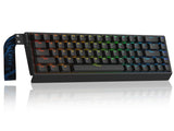 SOLA AX68 Mechanical Keyboard, Gasket Mount Hot Swappable RGB Tri-Mode Wireless Keyboardblack V1300-AX68-BLACK