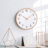 Non Ticking Silent Quartz Battery Operated Round Easy to Read Clock for Home/Office/School 12 Incn V1369-AZ3-W-03564