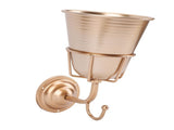 Wall Vessel Stainless Steel Vintage Wall Mounted Vase Hanging Organizer for Artificial Plants Home V1294-YM0901-3115250021111