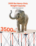 Portable Folding Workstand, 1264 x 1264 mm Collapsible Workbench, 1589 kg Weight Capacity, No V952-BXSGZTPPSL4FOJFJN001V0