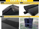 4-Pack Canopy Weights Sand Bags for Canopy Tent, Heavy Duty Weight Bags Sandbag for Pop Up Canopy V1369-AZ3-W-05433