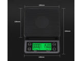 Accurate Electric Kitchen Scale,Coffee Scale with Timer High-precision Kitchen Scale Mini Electronic V1263-JX-2482