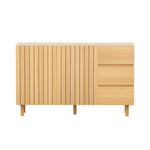 130cm Artiss Buffet Sideboard Cupboard Cabinet Pantry Storage Drawer Pine FURNI-C-SID-01-WD-AB