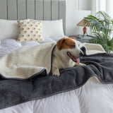 Premium Waterproof Reversible Pet Dog Blanket Bed Protects Couch Bed from Spills V63-840261