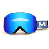Magnetic Cylindrical Ski Goggles with UV400 Anti-Fog Dual-Lens, Impact-Resistant TPU Frame, V1341-ZY-42KYQZH6-PURPLE
