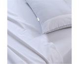 Elan Linen 100% Egyptian Cotton Vintage Washed 500TC White King Bed Sheets Set V107-KBWHTSS