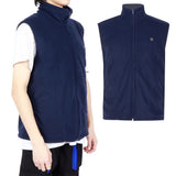 Intelligent 3 Gear Adjustable Electric USB Heating Warm Sleeveless Vest for Men Women BlueXL V1294-YM0901-3117200136113