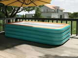 Large inflatable swimming pool, green swimming pool, suitable for home yard, outdoor pool, summer V1102-HEYC-001