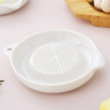 Advanced Ceramic Grater Plate, Ceramics Grater for Ginger, Garlic, Onion, Cheese, Lemon, Chocolate, V1192-AZ-W-32148