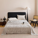 Bamboo Fibre Cooling Blanket Silver Bamboo Pattern 150x200cm for Summer Bed and Air Conditioned V888-ELOSUNG54970-7