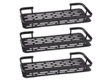 Shower Storage Rack 3 Layers Punch Free Rectangle Aluminum Shower Shelf Basket for Home Bathroom V1294-YM3112220070411-0421