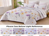 Knit Quilted coverlet and pillowcovers set Cozy and Textured - Queen size V745-MAC080645Q13U