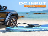 OutdoorMaster Vortex Paddle Board Pump Electric Portable, Max 20PSI SUP Air Pump Inflator & V1168-32-NUEF-O3F4