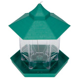 Waterproof Hanging Plastic Transparent Bird Feeder Feeding Tools for Outdoor Garden Yard V1294-YM0901-3111200173511