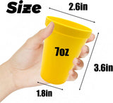Tutuviw 7oz Plastic Kids Cup Set of 8 Children Drinking Cups, Reusable Juice Tumblers, Unbreakable V1189-WXFWAL-20260319-00237