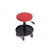 Rolling Shop Stool Mechanics Garage Stool Adjustable Work Seat Creeper V63-929951