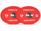 CORTEX 25kg Competition Bumper Plates V420-CSST-WPOCP25-2